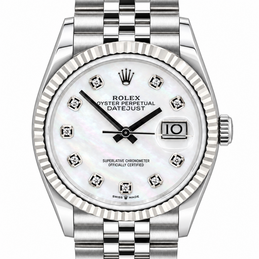 Rolex Datejust 36MM Diamond MOP Dial 126234 Watch